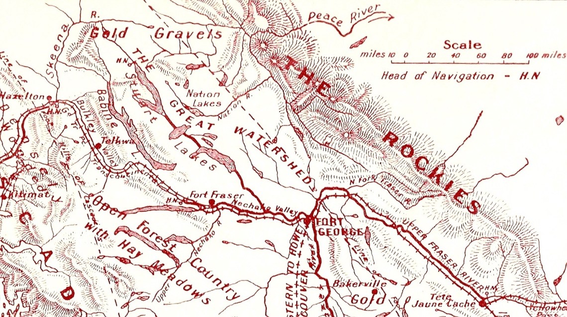 Thornhill 1913 map Northern BC